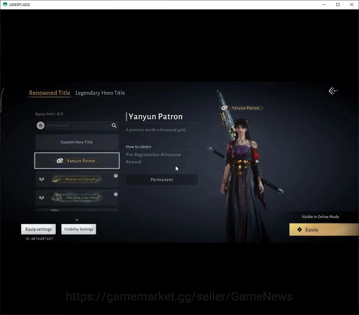 Where Winds Meet Accounts GLOBAL|Lv 5|3676 GS|1 Harmonic Core|Anthem of Ages,Golden Oath,Master Deceiver,Swaying Lotus 3