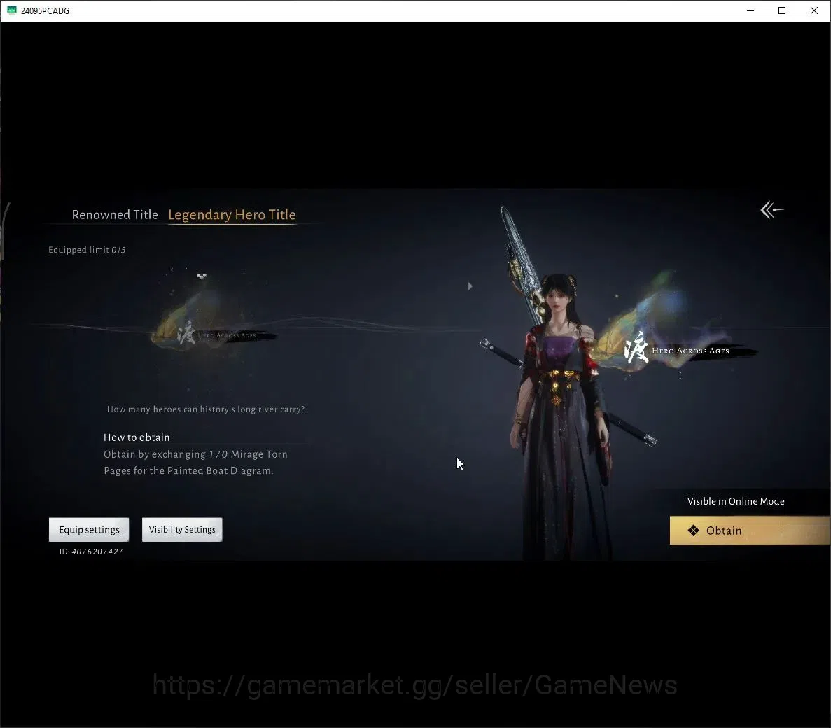 Where Winds Meet Accounts GLOBAL|Lv 5|3676 GS|1 Harmonic Core|Anthem of Ages,Golden Oath,Master Deceiver,Swaying Lotus 4