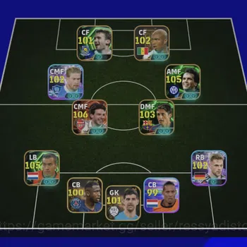 eFootball Accounts Legends & Iconic Players EFOOTBALL 2026 | BIG TIME D RICE,G VAN BROCKHORST,L MATHAUS,A PIRLO,K DE