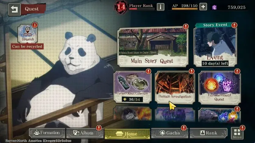 Jujutsu Kaisen: Phantom Parade Accounts NA |PR 14|11 SSR 2 Limited|Within Infinity Gojo,En image 11