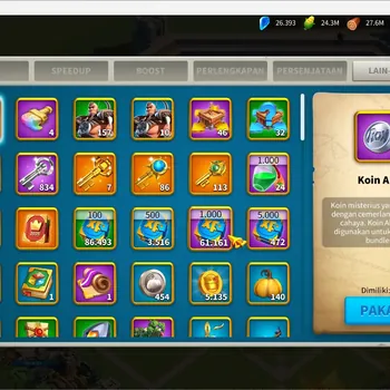 Rise of Kingdoms Accounts Server 3874|Power 60.7M|VIP 15|32 Lagendary Commander (6 Com Skill Enhanced)|Much Resorce|69k