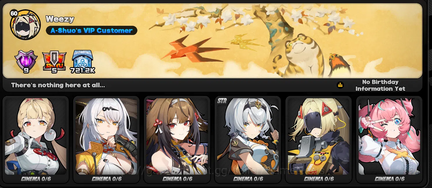 Zenless Zone Zero Accounts ASIA IK60| 15 Limit 7 Sign (Yixuan,Aria,Alice,Burn image 7