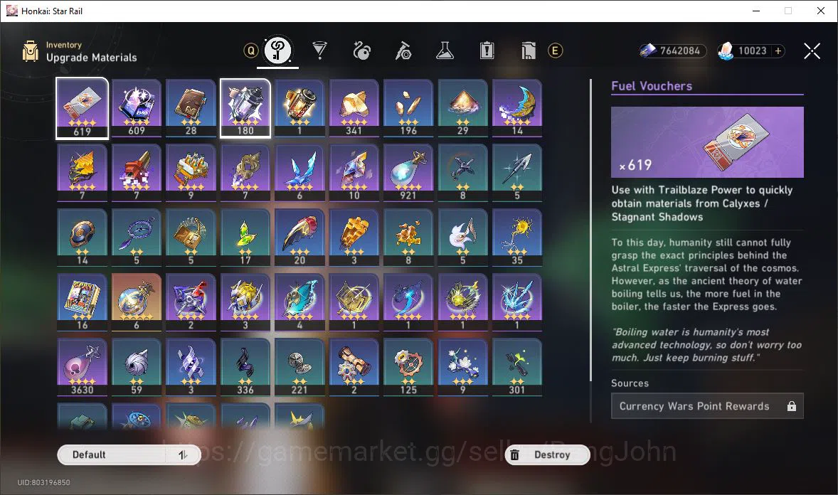 Honkai Star Rail Accounts [ASIA] HSR TL40 9 Limit Prime Team Archer + 34 Spe image 10
