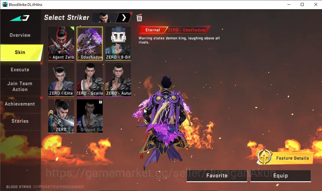 Blood Strike Accounts ASIA|ETERNAL Zero-Odashadow|Melee Katana|16 Ultra  image 2