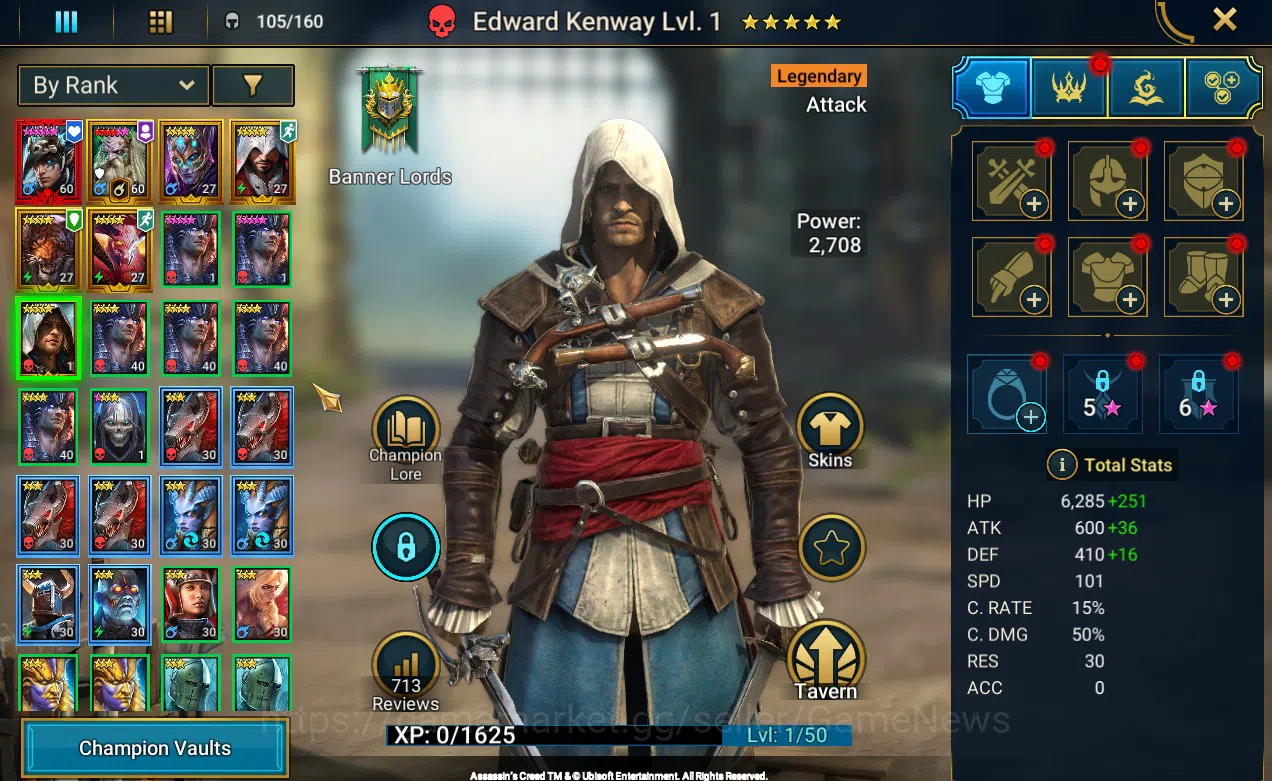 Raid: Shadow Legends Accounts Lv 52 1,43M Pwr|1 Myth Nais+29 Legend(Brogni,Edwar image 5