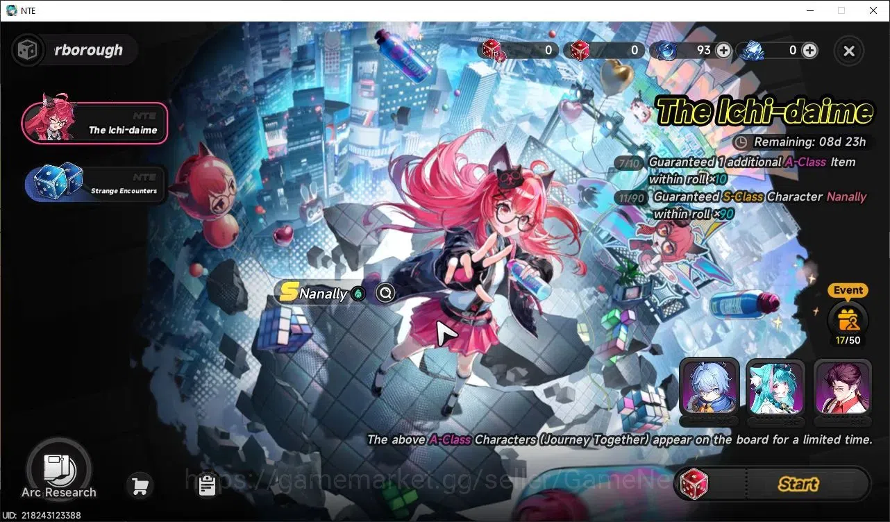 Neverness to Everness Accounts GLOBAL EU|HL 3|3 SSR Limited Nanally, Daffodill +  image 3