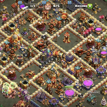 Clash of Clans Accounts High-End (COC+CLASH ROYALE) COC |LVL 198 |TH 16 |BK lvl 89|AQ lvl 92|GW lvl 55|RC lvl 36|MP lvl
