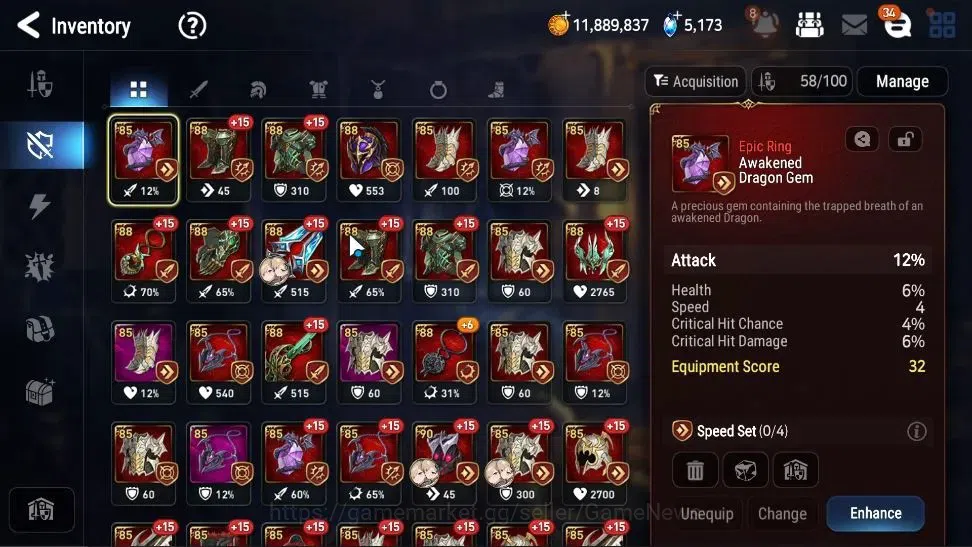 Epic Seven Accounts High-End GLOBAL UnVerif|New Era|13 ML(Rhiana&Luc,LOTScales,LC belona,Etc)+Ab Fumyr,Ivana,Etc|AUTO W 16