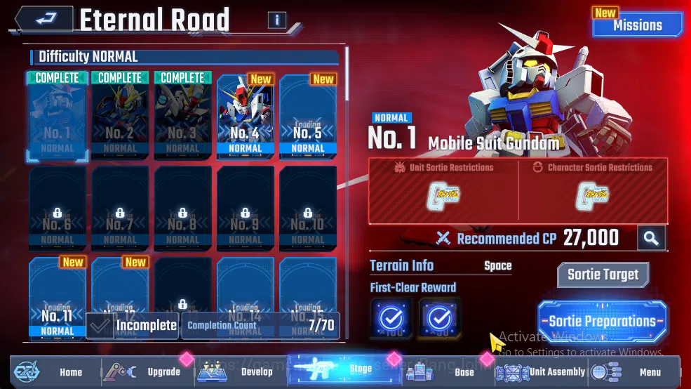 SD Gundam G Generation ETERNAL Accounts Global Rank 30 | 3 MLB, 18 UR, 5 UR Supp | 22k DM  RA242B 3