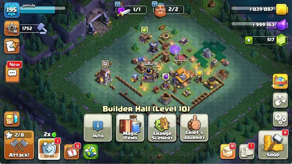 Clash of Clans Accounts Global |TH 18-BH 10|LVL 195|AQ 61 ,MP 40 ,GW 46 ,R image 16