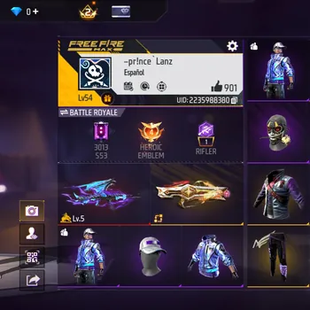 Free Fire Accounts AKUN IDAMAN - TOPI FFWS LANGKA IDAMAN - SKIN TROGON RUBY SHOT IDAMAN BR - CN GANTI NAMA ADA 1 - ANGEL