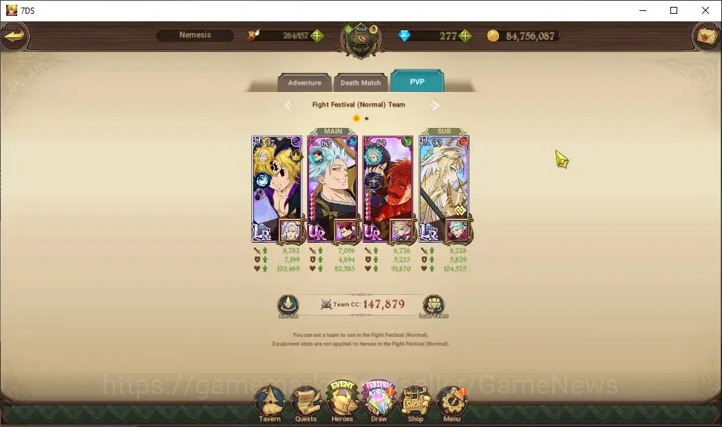The Seven Deadly Sins: Grand Cross Accounts Global|1,8M CC|130 LS 277 DM|2 LR+6 UR|Brunhild,El image 9