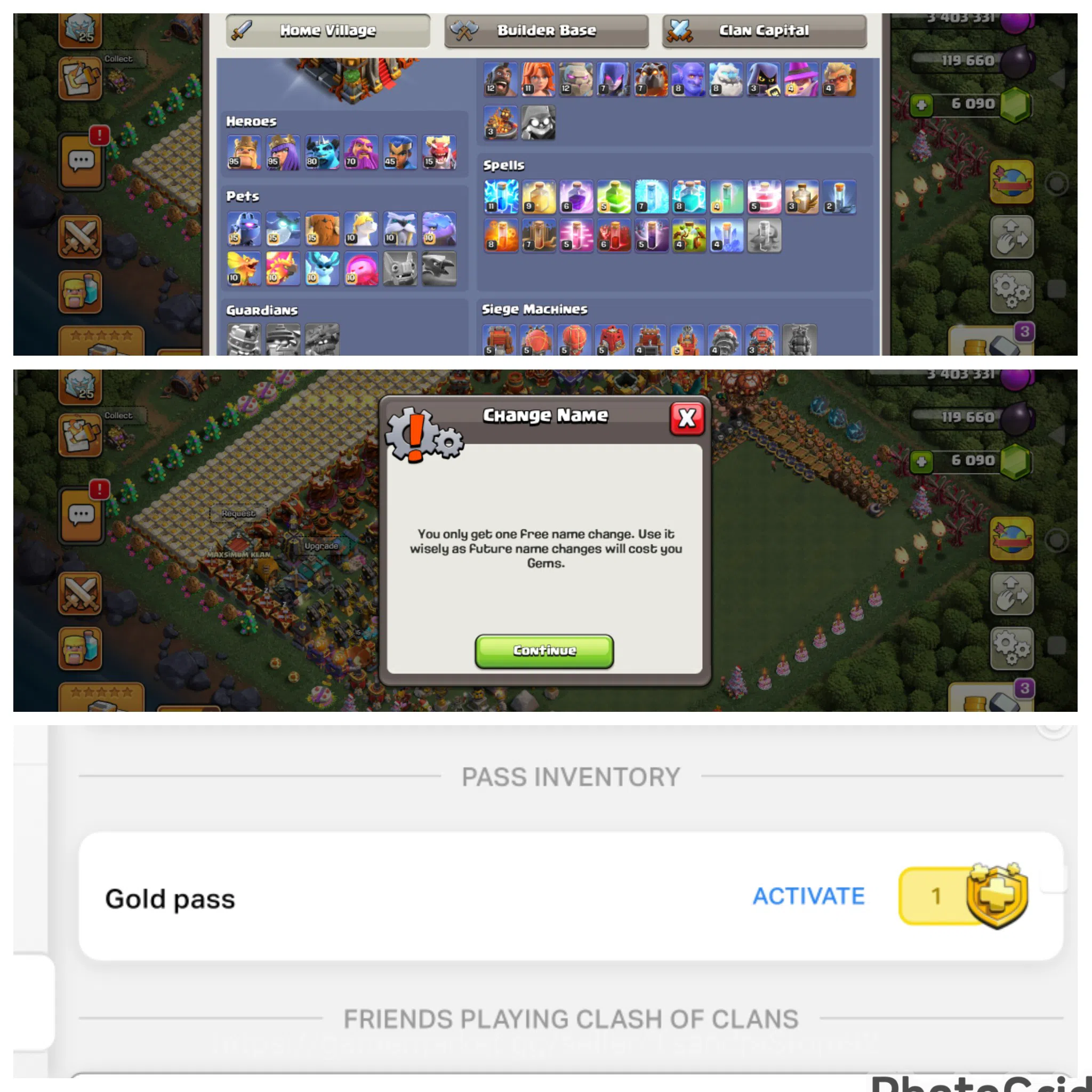 Clash of Clans Accounts TH 16 LVL 183 MAXED 100% RARE EXCEPT TROPS|EPIC 8 image 3