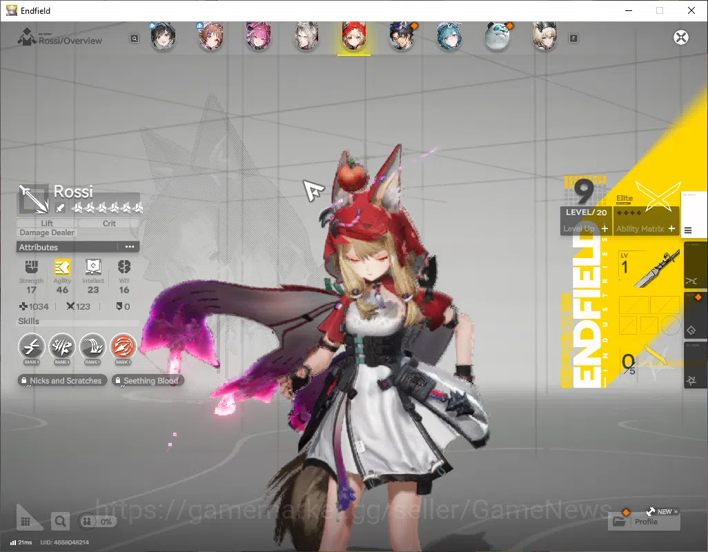 Arknights: Endfield Accounts ASIA|Lv39|SSR4(2Limit)+3(*6 Weapon)|Rossi,Yvone,Ar image 3