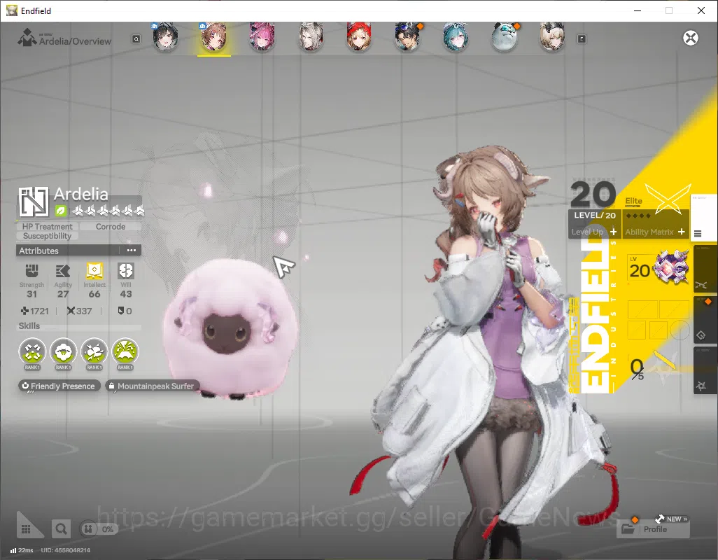 Arknights: Endfield Accounts ASIA|Lv39|SSR4(2Limit)+3(*6 Weapon)|Rossi,Yvone,Ar image 4