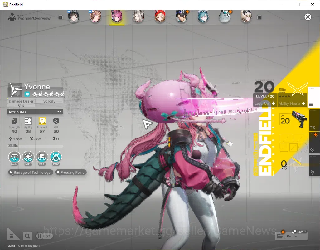 Arknights: Endfield Accounts ASIA|Lv39|SSR4(2Limit)+3(*6 Weapon)|Rossi,Yvone,Ar image 5