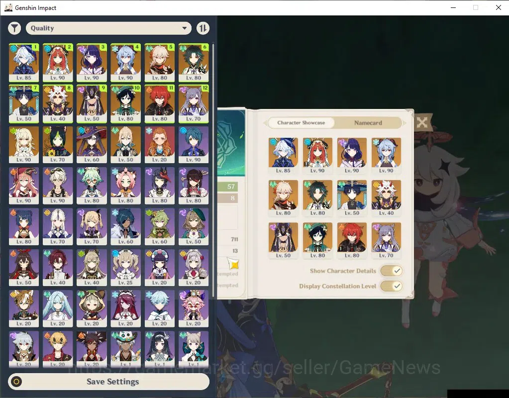 Genshin Impact Accounts Others Asia|AR 57|Free HSR|10 Limited 3(*5 Weapon)|Nilou 1