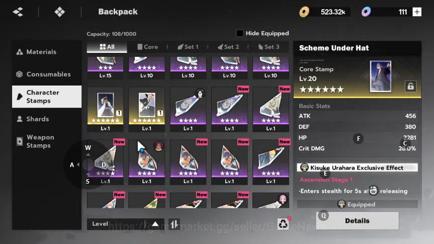 BLEACH: Soul Resonance Accounts Nuverse SEA|5 SSR (Kisuke Urahara+Sign,Ichigo Bank image 5