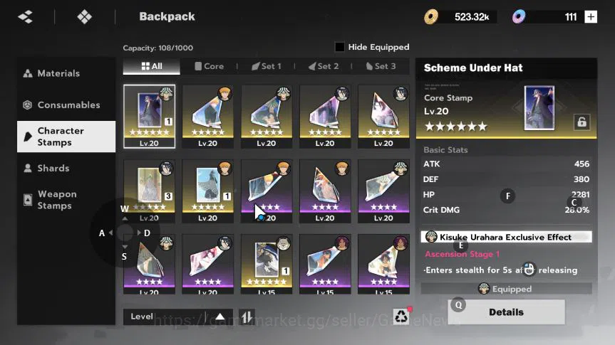 BLEACH: Soul Resonance Accounts Nuverse SEA|5 SSR (Kisuke Urahara+Sign,Ichigo Bank image 6