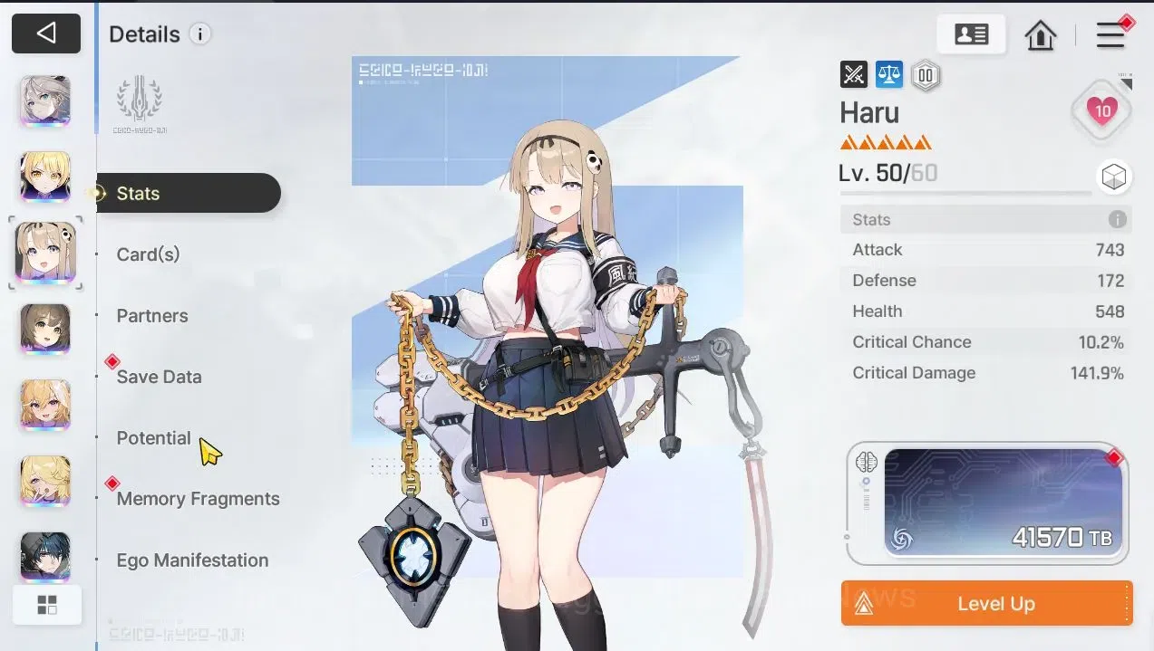 Chaos Zero Nightmare Accounts END GAME Well Build|Haidemari DW Team|18 SSR(Heide image 13
