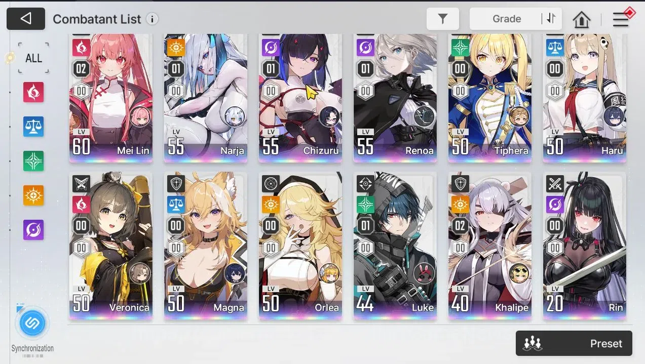 Chaos Zero Nightmare Accounts END GAME Well Build|Haidemari DW Team|18 SSR(Heide image 4