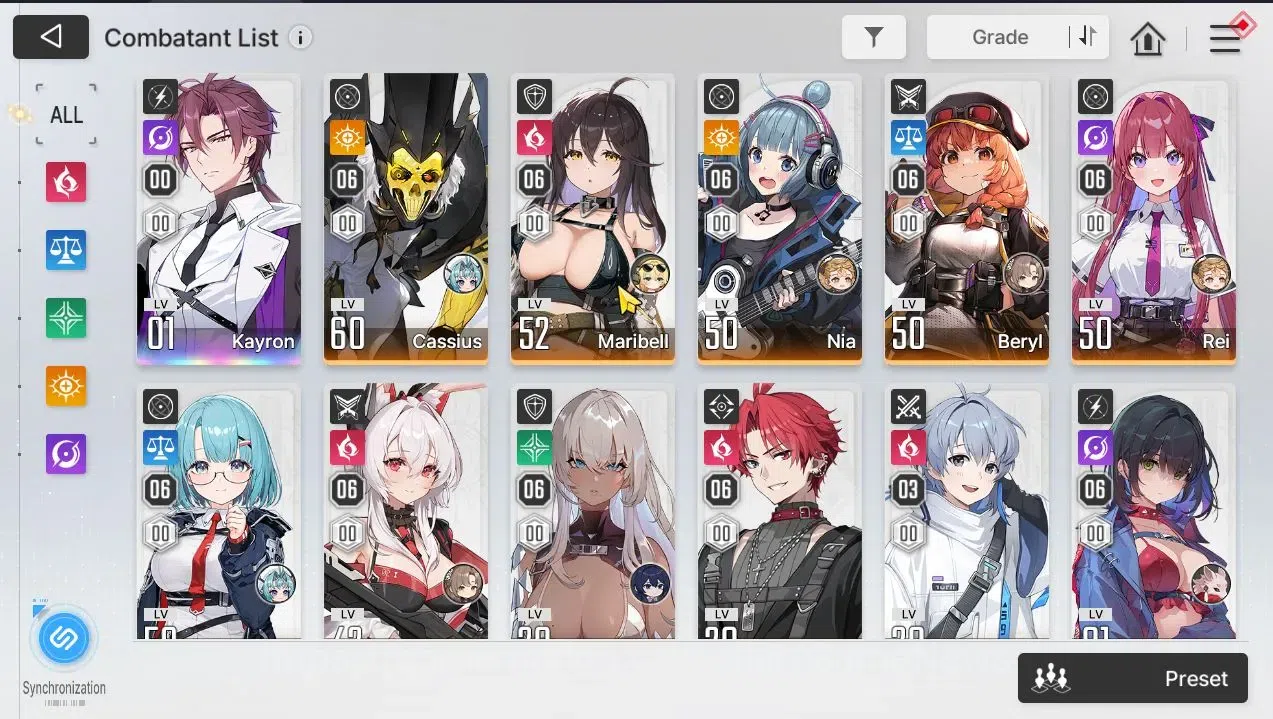 Chaos Zero Nightmare Accounts END GAME Well Build|Haidemari DW Team|18 SSR(Heide image 5