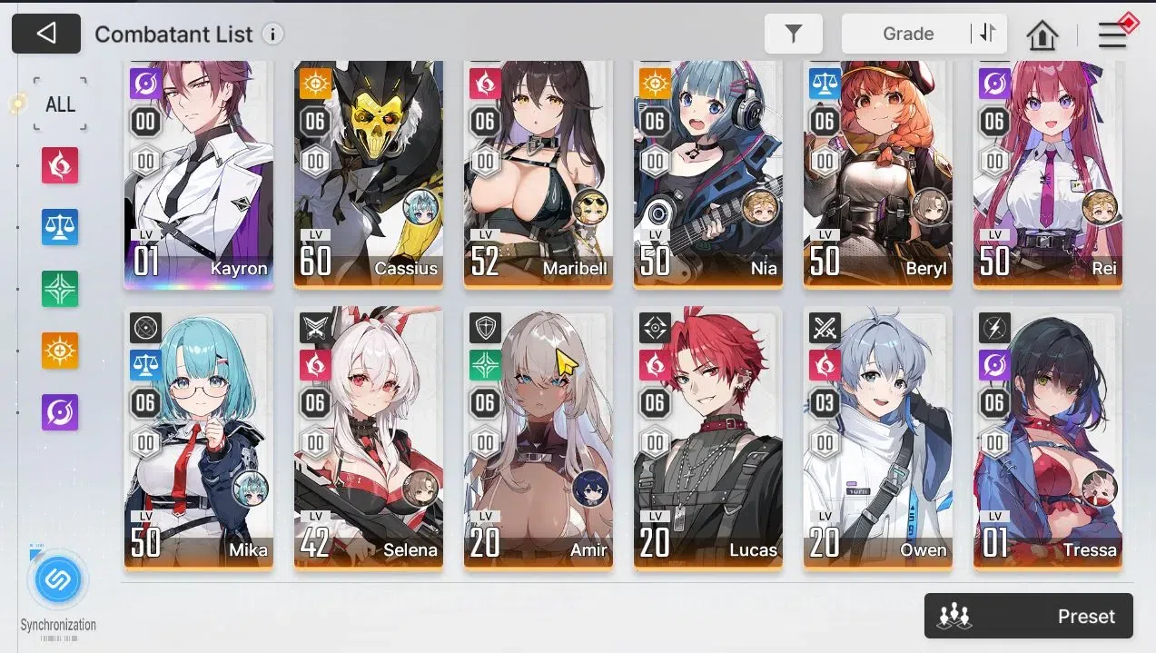 Chaos Zero Nightmare Accounts END GAME Well Build|Haidemari DW Team|18 SSR(Heide image 6
