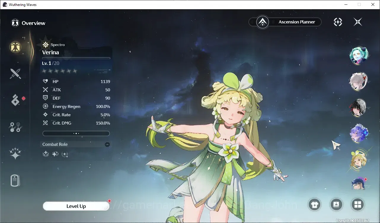 Wuthering Waves Accounts SEA|UL 27|Rank 3|4 Char Limited [Yinlin+Sign,Hiyuk image 12