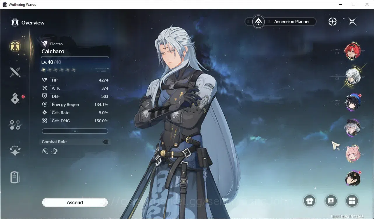 Wuthering Waves Accounts SEA|UL 27|Rank 3|4 Char Limited [Yinlin+Sign,Hiyuk image 19