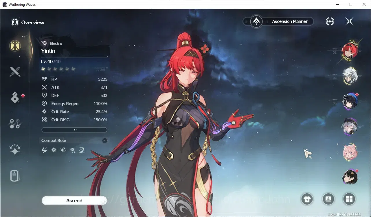 Wuthering Waves Accounts SEA|UL 27|Rank 3|4 Char Limited [Yinlin+Sign,Hiyuk image 20