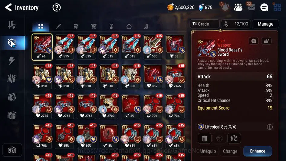 Epic Seven Accounts GLOBAL Unverif|New Era|2 ML(LOT Scales, DB Senya)+ image 10