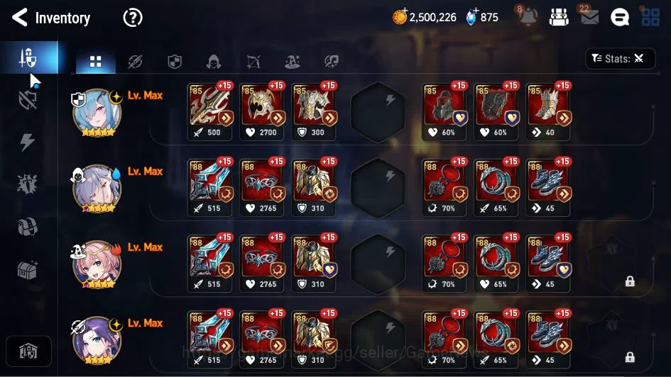 Epic Seven Accounts GLOBAL Unverif|New Era|2 ML(LOT Scales, DB Senya)+ image 11