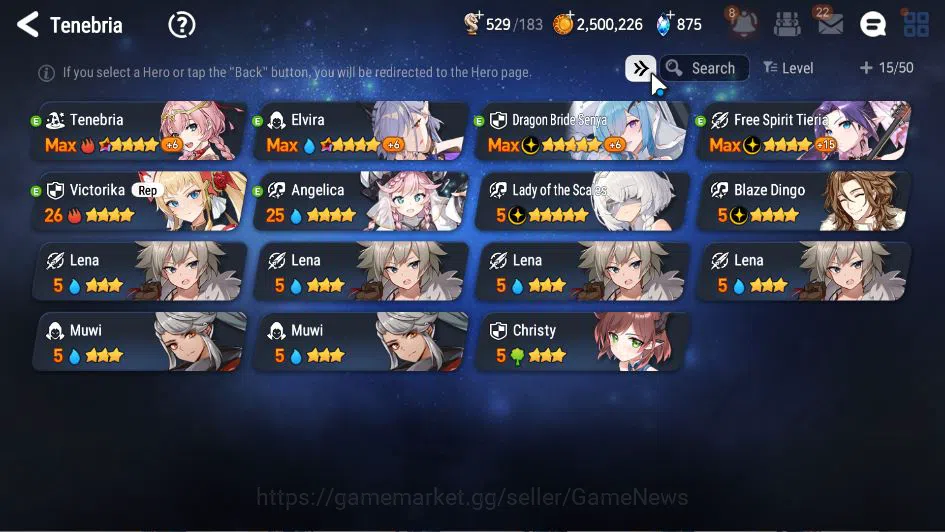 Epic Seven Accounts GLOBAL Unverif|New Era|2 ML(LOT Scales, DB Senya)+ image 6