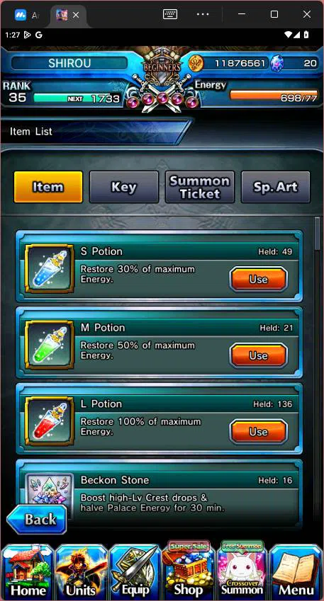 Grand Summoners Accounts GLOBAL|Ascend 13|Shirou Emiya(TW),Chloe(TW),Summer image 2