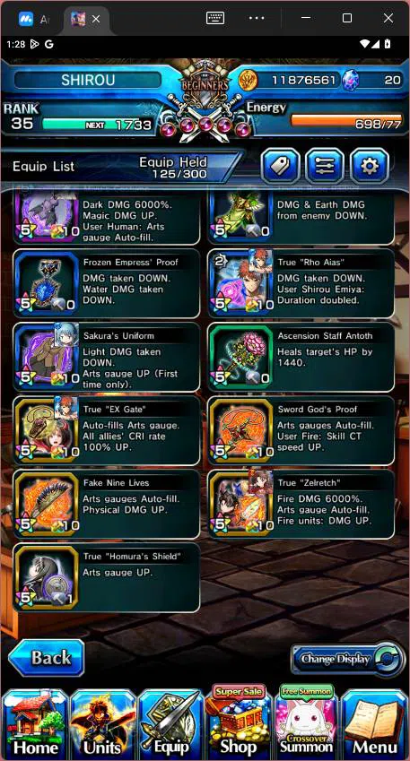 Grand Summoners Accounts GLOBAL|Ascend 13|Shirou Emiya(TW),Chloe(TW),Summer image 4