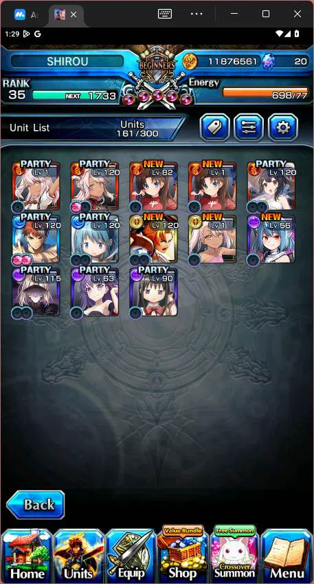Grand Summoners Accounts GLOBAL|Ascend 13|Shirou Emiya(TW),Chloe(TW),Summer image 6