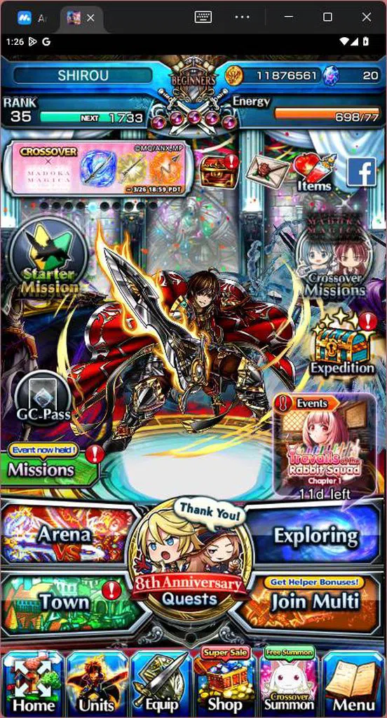 Grand Summoners Accounts GLOBAL|Ascend 13|Shirou Emiya(TW),Chloe(TW),Summer image 7
