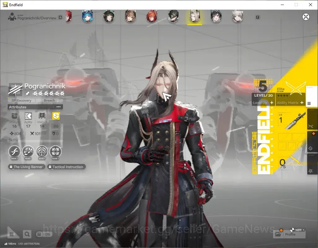 Arknights: Endfield Accounts NA/EU|Lv51|7SSR(3Limited)+13(*6WP)|[ZhuangFangyi,L image 11