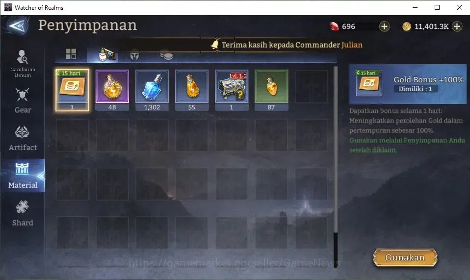 Watcher of Realms Accounts GLOBAL 60x|Lv 33|374K Power|2 Lord[Morrigan,King H image 15