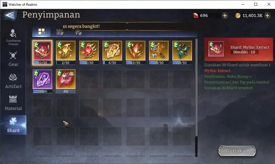 Watcher of Realms Accounts GLOBAL 60x|Lv 33|374K Power|2 Lord[Morrigan,King H image 18