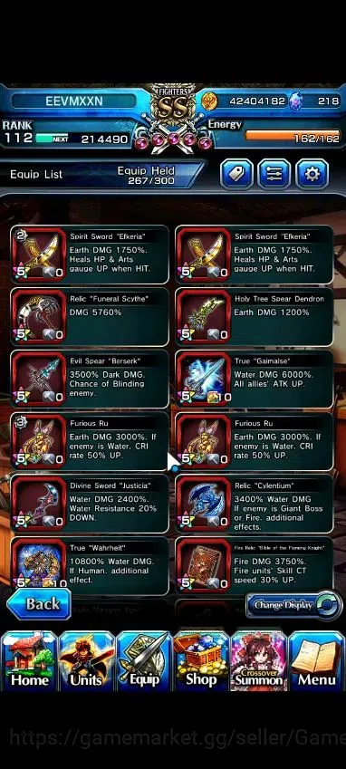 Grand Summoners Accounts Global|2 Sp Art|Rank 112|34 Ascend+15 TW|(Inumuta, image 13