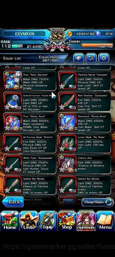 Grand Summoners Accounts Global|2 Sp Art|Rank 112|34 Ascend+15 TW|(Inumuta, image 15