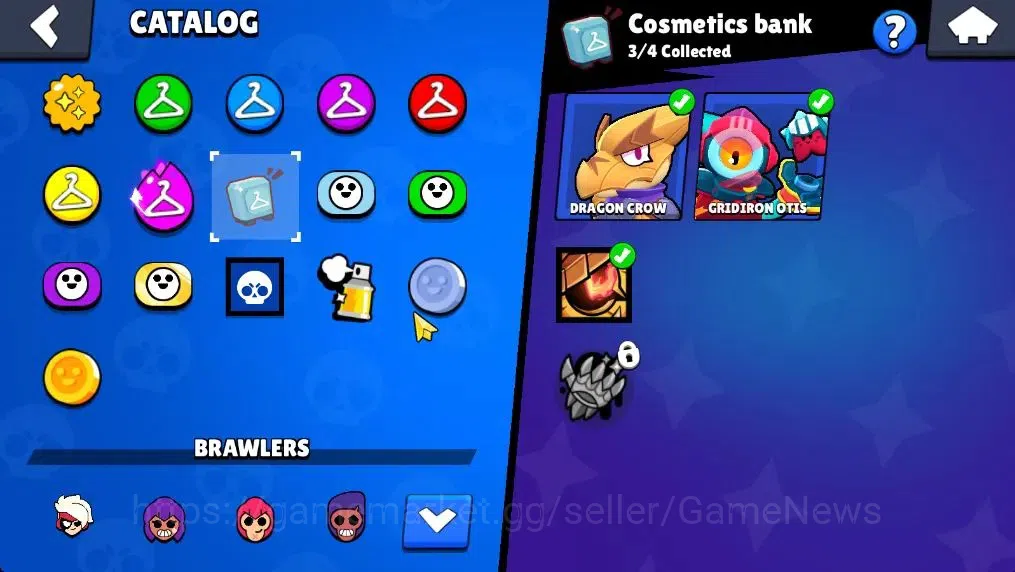 Brawl Stars Accounts 2526 Trophy|25 Brawler 4 Max (Nita,Edgar,Mandy,Lumi)|1 Legend(Mecha Edgar),1 Mythic(Gridiron Ortis),7 19