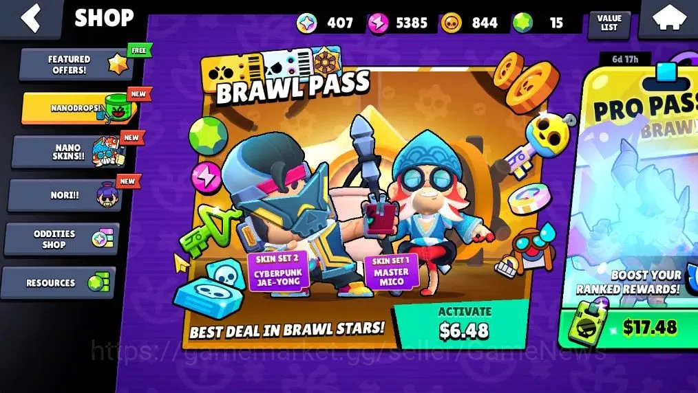 Brawl Stars Accounts 2526 Trophy|25 Brawler 4 Max (Nita,Edgar,Mandy,Lumi)|1 Legend(Mecha Edgar),1 Mythic(Gridiron Ortis),7 6
