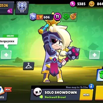 Brawl Stars Accounts 2526 Trophy|25 Brawler 4 Max (Nita,Edgar,Mandy,Lumi)|1 Legend(Mecha Edgar),1 Mythic(Gridiron Ortis),7
