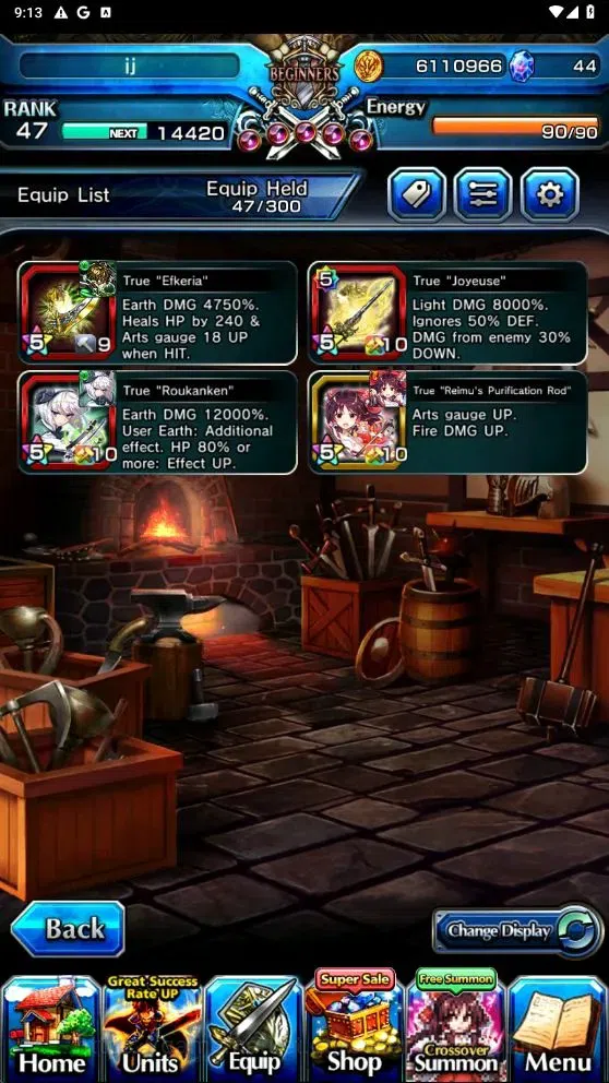 Grand Summoners Accounts Global | Rank 47 | 6 Ascend |Reimu Hakurei TW,Youm image 9