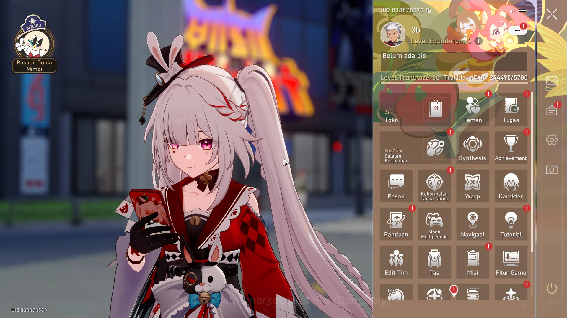 ASIA | TL 50 | MC Male | Archer Sign, Saber Sign, Hysilens Sign, Sparxie, Sparkle, Dan Heng, Tribbie, Black Swan HSR240B Honkai Star Rail Others ASIA | TL 50 | MC Male | Archer Sign, Saber Sign, image 1