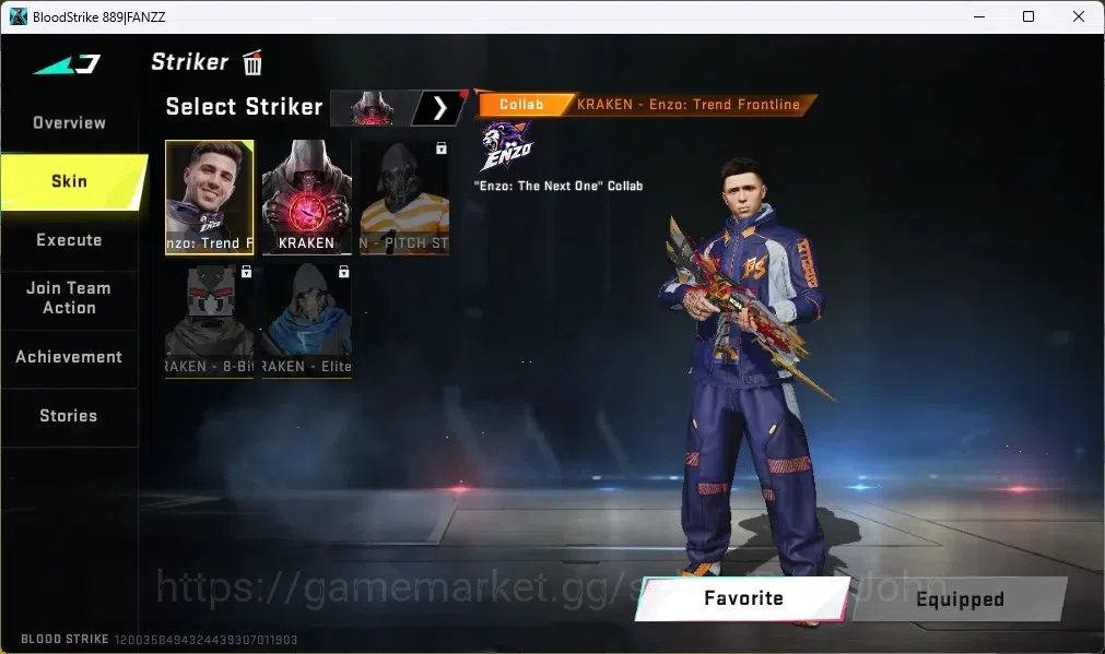 Blood Strike Accounts ASIA | 1 ETERNAL:Desert Eagle|6 Collab Gun:4 7DS,2 image 17