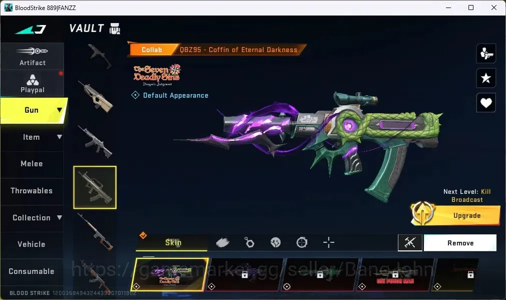 Blood Strike Accounts ASIA | 1 ETERNAL:Desert Eagle|6 Collab Gun:4 7DS,2 image 8