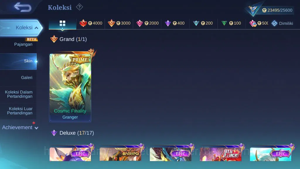 Mobile Legends: Bang Bang Accounts Hero 96 Skin 94 | Prime Granger | Seiya Badang | B image 13